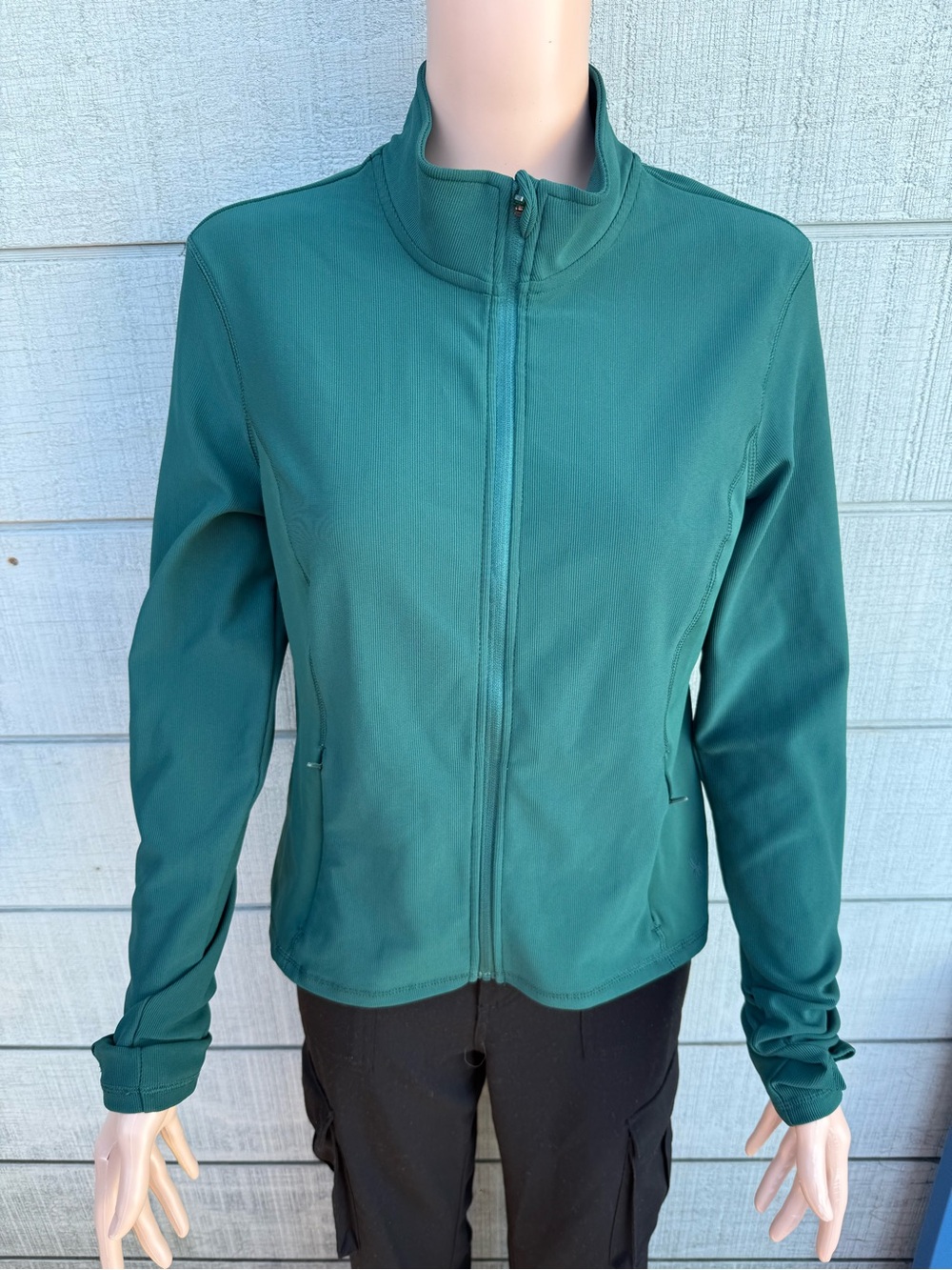 Women’s Spyder Teal Full-Zip Utility athletic Jacket size L